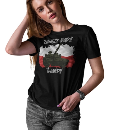 KOSZULKA DAMSKA PATRIOTYCZNI TWARDY